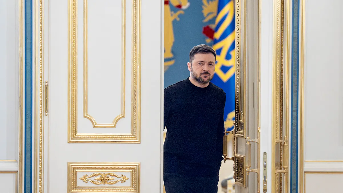 Zelenskyy stiže na sastanak u Kijev.