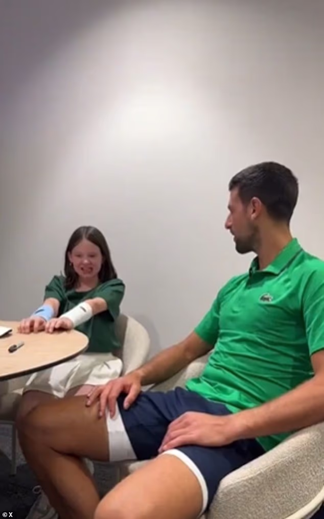 Imogen je postala emotivna zbog susreta sa svojim omiljenim tenisačem, koji je rekao da bi joj rado bio mentor