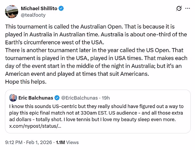 Američki ljubitelj tenisa poslao je ovu molbu organizatorima Aussie Opena, a kao odgovor je spaljen