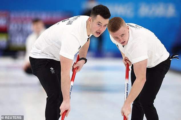 Hammy McMillan i Bobby Lammie u akciji za tim GB na Olimpijskim igrama u Pekingu 2022.