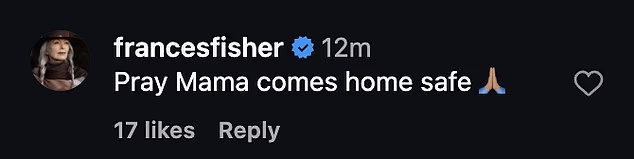 Molitve su se slijevale za zvijezdu i njezinu obitelj