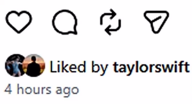 Njegova zaručnica, Taylor Swift, nije mogla a da ne lajka video snimke na Instagramu