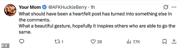 No, nekoliko komentatora reagiralo je defenzivno na negativan stav nekih objava