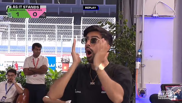 Promatrači su bili šokirani nesrećom, ali srećom Izzy nije ozlijeđena