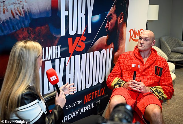 Fury je razgovarao s Charlotte Daly iz Daily Mail Sporta prije povratka protiv Arslanbeka Makhmudova