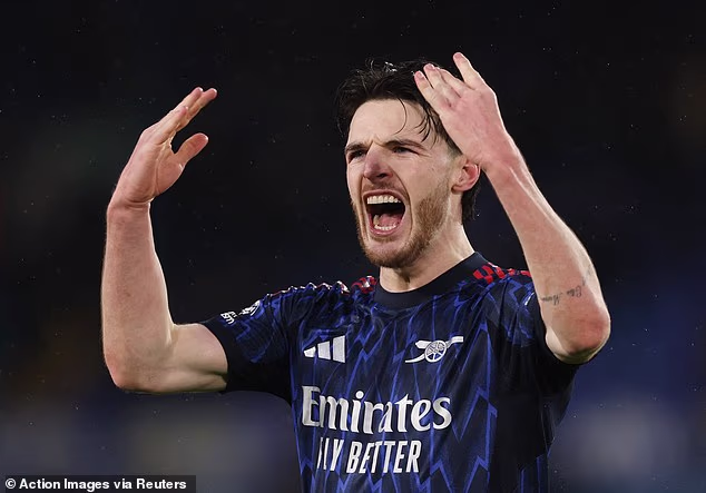 Rice is among the most vocal figures in the squad, constantly gesturing, demanding more