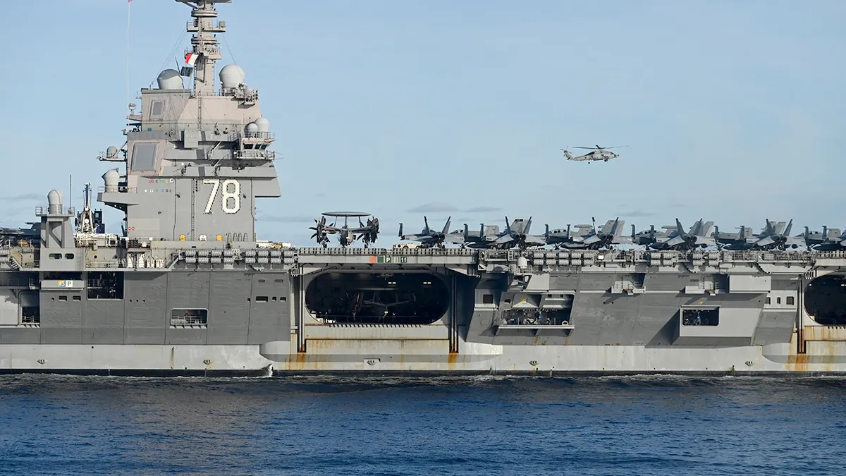 USS Gerald R. Ford putuje Sjevernim morem