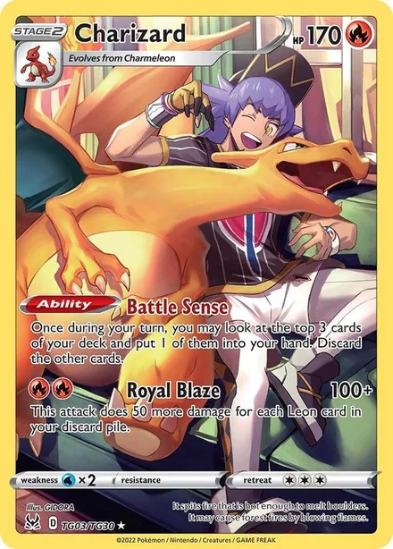 Charizard TG03 Full Art (Lost Origin)