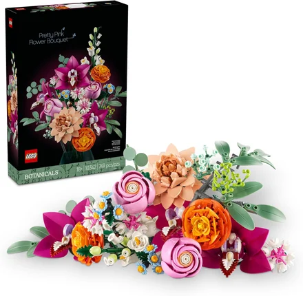 LEGO Botanicals Pretty Pink Flower Bouquet