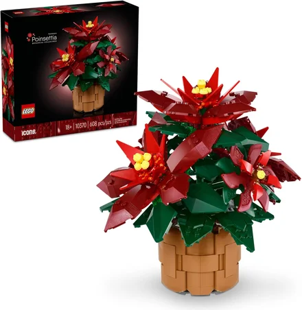 LEGO ikone Poinsettia Building Set