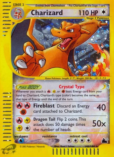 Charizard - Holofoil Secret Rare (Skyridge)