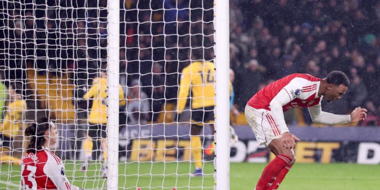 Arsenal remi protiv Wolverhamptona: tako da Manchester City može otići na -2