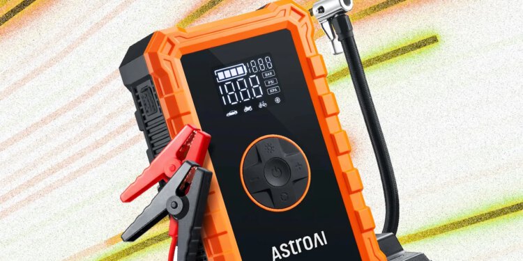 AstroAI bežični autopokretač i zračni kompresor (napuhivač guma) pada na 34,80 USD