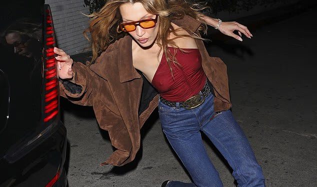 Bella Hadid doživjela neugodan pad dok je napuštala Chateau Marmont nakon noćnog provoda s prijateljima