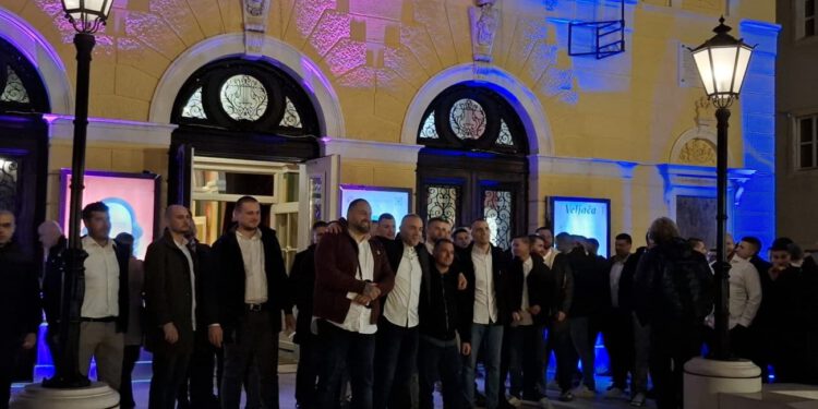 FOTO Torcidaši uskočili u veštite pa otišli u HNK Split