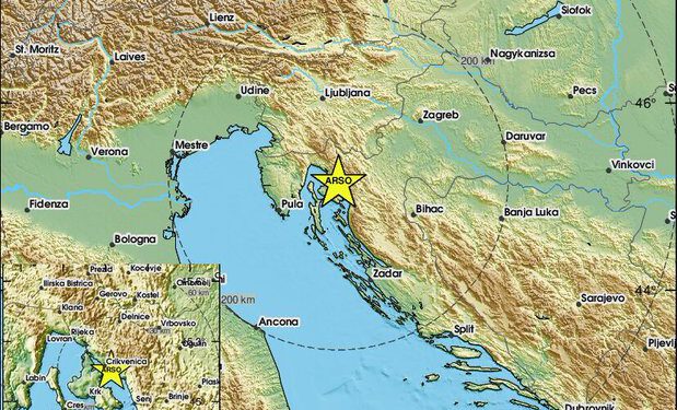 Potres jačine 2,7 po Richteru pogodio Krk