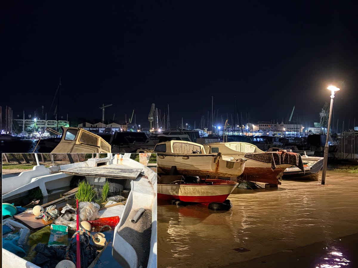 'PIRATI IZ TROGIRA' Fešta od brodova: "Jedan je potonulu brodicu zamotao u najlon, drugi uzgaja mahovinu"