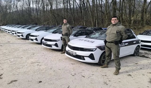 MUP SBŽ preuzeo 25 novih službenih vozila Opel Astra