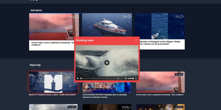 Morski TV je od danas i službeno naš novi video portal!
