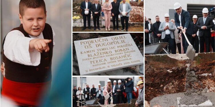 Nakon 67 godina Dugopolje dobiva novu školu! Ovo će oduševiti profesore, roditelje i učenike: “Projekt obuhvaća izgradnju desetak učionica, kuhinju, blagovaonicu i popratne sadržaje…”