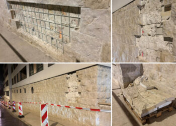 Nakon inspekcijskog rješenja uklonjen dio kamena na spornom zidu na Batali, inspekcija i investitor šute