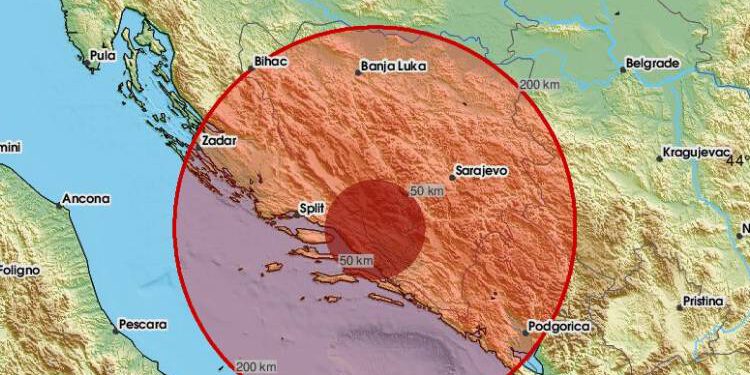 Novi potres u BiH, osjetili ga i u Dalmaciji!