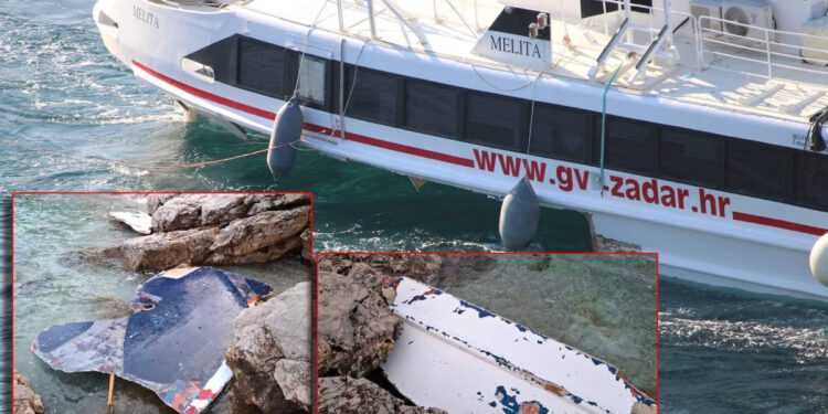Osam mjeseci nakon havarije, more i dalje izbacuje komade katamarana Melita na ovaj otočić kod Zadra