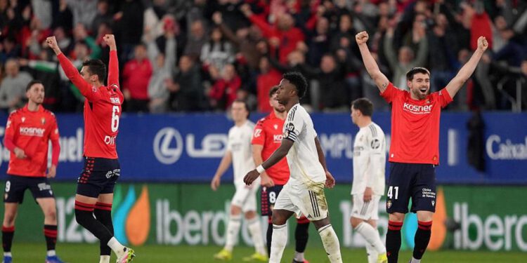 Osasuna-Real Madrid 2-1, sada Barcelona može prestići