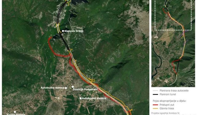 Počinje anketiranje domaćinstava u Bijelom Polju i Potocima zbog gradnje Koridora Vc