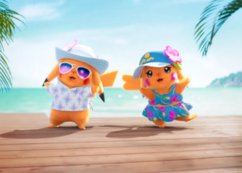 Pokémon Winds and Waves predstavlja dva Pikachua na odmoru pod imenom Mr. Windychu i Ms. Wavychu