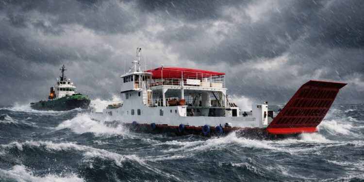 Posada nije uspjela prihvatiti tegalj, pratio ga je tegljač!