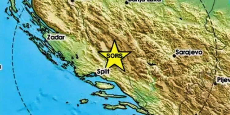Potres 4,4 kod Livna zatresao Dalmaciju i Hercegovinu. Oglasili se iz Grada Sinja: “Nije zabilježena nijedna prijava štete”
