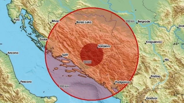 Slabiji potres zabilježen u Hercegovini