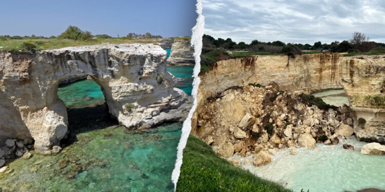 Slavoluk zaljubljenih u Italiji srušio se na Valentinovo nakon lošeg vremena