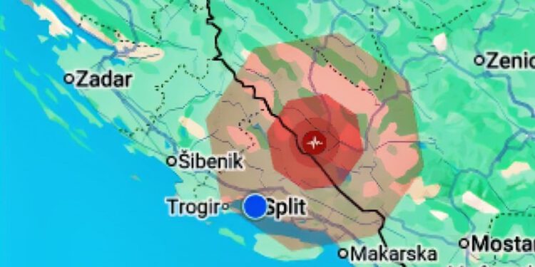Snažan potres zatresao Dalmaciju! Evo svih detalja