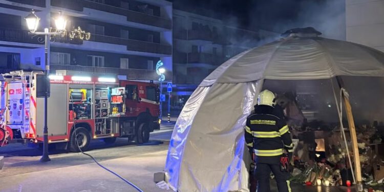 Spomenik žrtvama švicarskog bara uništen je u požaru