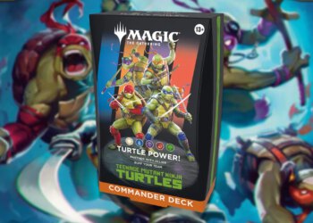 The Gatheringov špil Turtle Power Commander prepun je klasičnih referenca za igranje