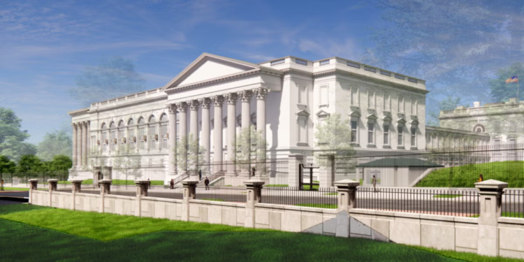 Trump otkriva najnoviji prikaz onoga što naziva: ‘dugo iščekivana plesna dvorana Bijele kuće’