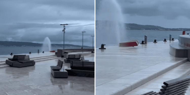 VIDEO Ova snimka iz Kaštela najbolje svjedoči o sinoćnjem nevremenu
