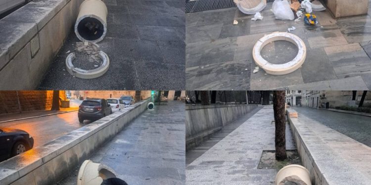 Vandali noćas razbijali koševe u Đardinu, Parkovi i nasadi: “Grad pamti, kamere gledaju”