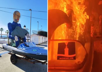 Virske maškare spalile lutku urednika i Morski HR: “Jure Ćukan” kriv je za sve