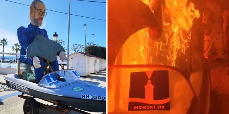 Virske maškare spalile lutku urednika i Morski HR: “Jure Ćukan” kriv je za sve