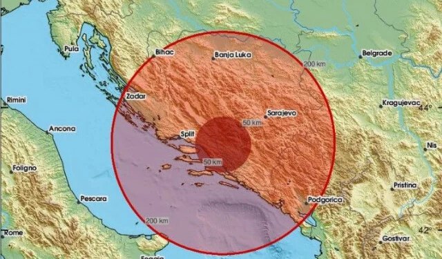 Zabilježena dva umjerena potresa u Hercegovini