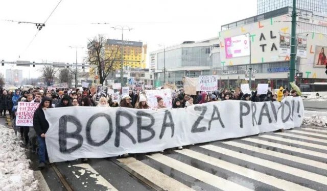 Završen peti dan prosvjeda u Sarajevu