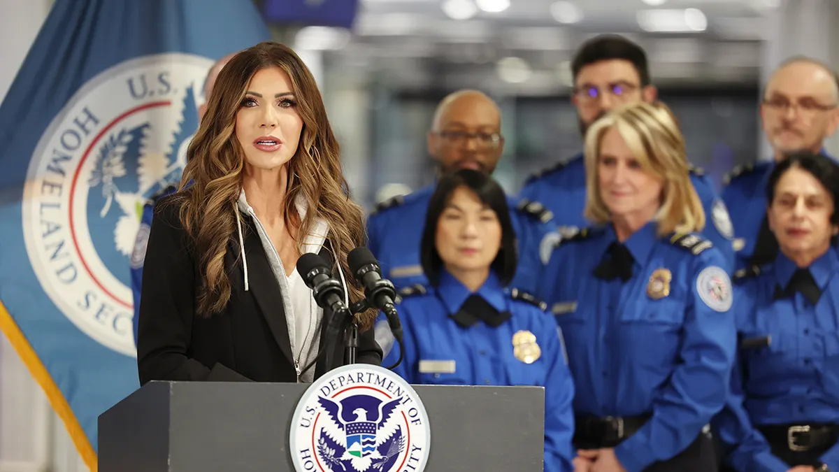 Konferencija za novinare Kristi Noem i TSA