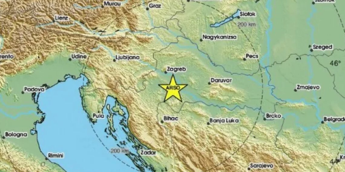Potres pogodio središnju Hrvatsku: Epicentar 23 km od Velike Gorice