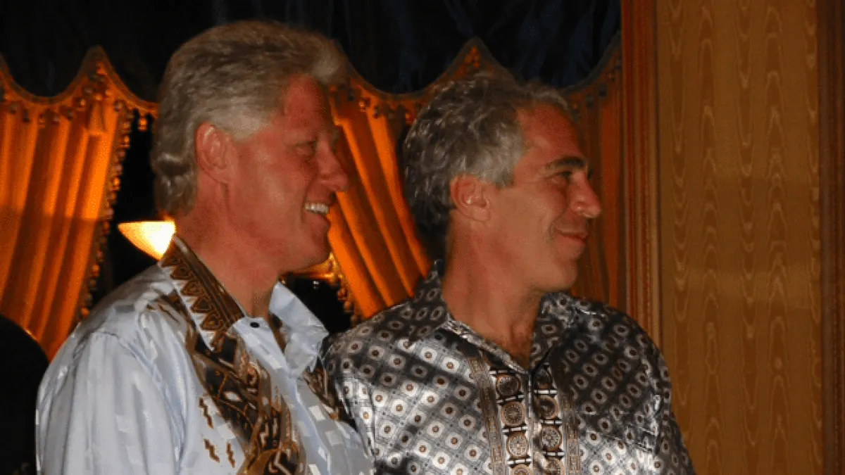 Bill Clinton i Jeffrey Epstein
