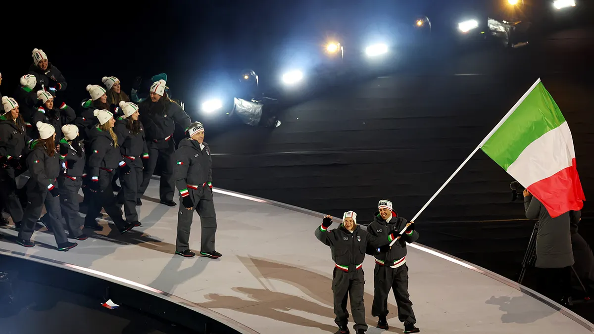 Talijanski tim na otvaranju