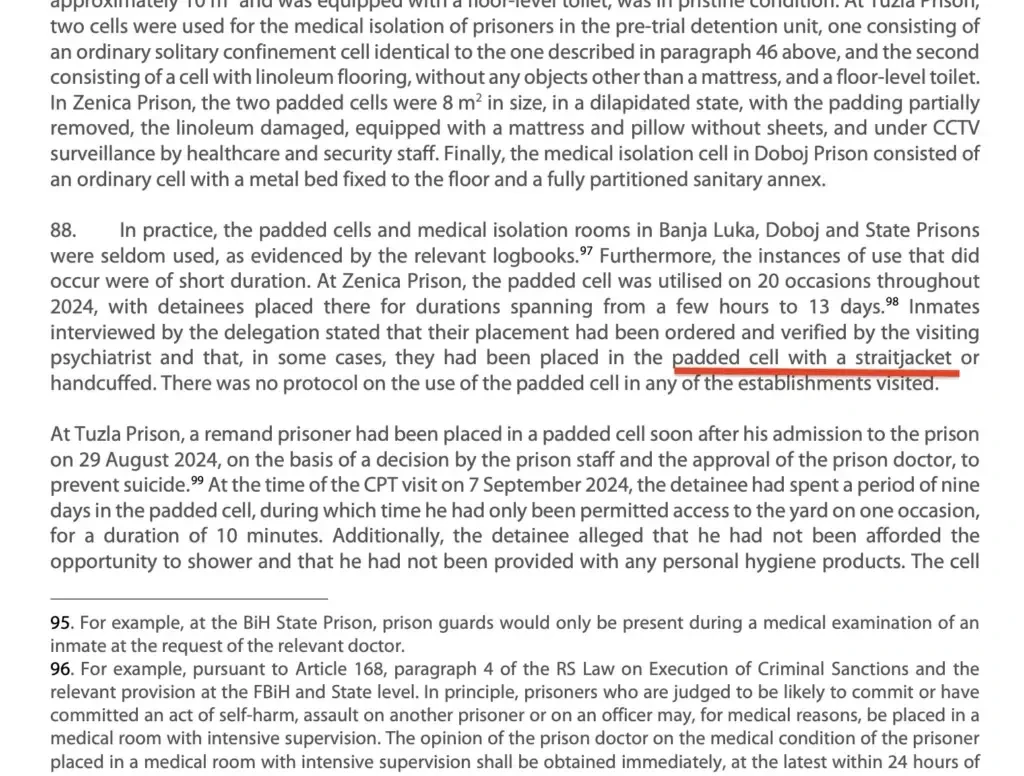 Izvještaj o KPZ Zenica