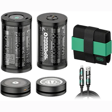 mfish Super Mushroom 40,000 mAh 100 W modularni Power Bank (komplet)